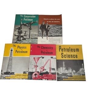 VTG Science Education American Petroleum, Oil School Series 5 Booklets 1950's.
